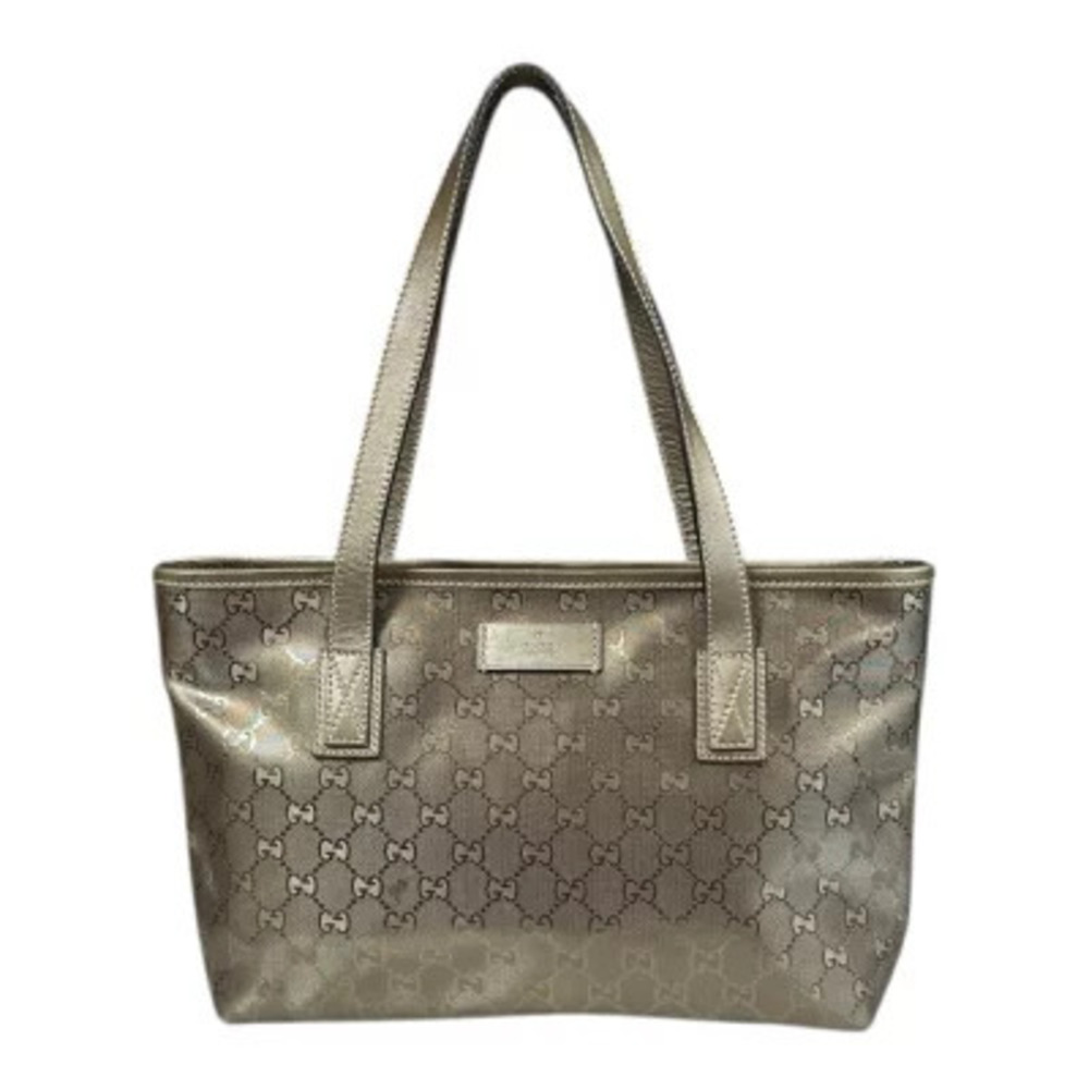 Gucci GG Imprime Tote Bag Canvas Gold